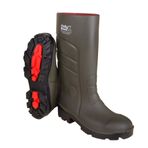 POLLY BOOT VEGA O4 K.HAKİ/SİYAH ÇELİK BURUNSUZ ÇİZME (46)