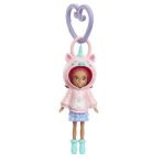 Polly Pocket HKV98 - Sarı Dinozor JBJ95 Friend Anahtarlık