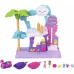 Polly Pocket Luxury Flamingo Bebek Figür Oyuncak Adventure Time Temalı Su Eğlencesi Hediyelik 1 Adet