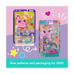 Polly Pocket™ Tavşancığın Çay Partisi Mini Oyun Seti Polly Tavşancığın Çay Partisi Mini Oyun Seti, 1 Mikro Bebek ve Evcil Tavşanlar, Stil Aksesuarlarının Yer Aldığı Seyahat Oyuncağı JCR40 - Option-1
