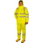 Polly Rain Pu Alt Üst Takım Reflektörlü Yağmurluk - Sarı