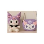 POLLYTOYS PELÜŞ OYUNCAKTA DÜNYA MARKASI Kuromi peluş oyuncak ve deri çanta ikisi bir arada geliyo üretici firma