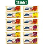 Polmix Büzgülü Çöp Torbası Orta Boy – 12 Paket (Toplam 120 Adet) – Çilek, Limon ve Lavanta Kokulu – 55x60 cm – Dayanıklı ve Sızdırmaz - 55 x 60 cm