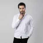 Polo Air Erkek Uzun Kol Gömlek Slimfit Likralı Kumaş PA-179 - 001-Beyaz