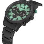 Polo Air Klasik Metal Erkek Kol Saati Siyah Yeşil Renk PL-0976E3X - KoyuYeşil