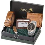 Polo Air PL-0849E6 Erkek Saat Kemer ve Cüzdan Set