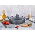 Polo Chef Fiesta Granit 24CM Basık Tencere - Gri - 24 cm