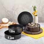 Polo Chef Planeta Granit Kelepceli Kek Kalibi Takimi - 3 Lu Kek Kalibi Seti Siyah