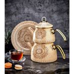 Polo Chef Satürn 1 lt 2 lt Emaye Çaydanlık Seti