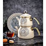 Polo Chef Venüs 1 lt 2 lt Emaye Çaydanlık Seti