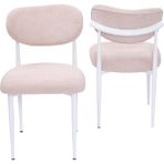 Polo Demir Mutfak Yemek Sandalyesi 2 Li Set - Beyaz