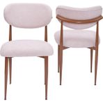 Polo Demir Mutfak Yemek Sandalyesi 2 Li Set - Ceviz