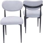 Polo Demir Mutfak Yemek Sandalyesi 2 Li Set - Mavi