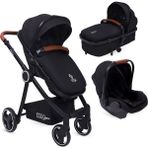 Polo Junior Royal Crown Travel Sistem Bebek Arabası - Siyah