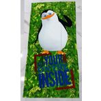 Polo Life Pingui Yeşil Desenli Plaj Havlusu