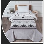 Polo Life Taraftar Yıldız Tek Kişilik Battaniye (160X220)-Bjk Siyah Beyaz