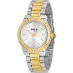 Polo Louis 1105 Metal Kadın Kol Saati - Altın - Beyaz
