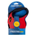 Polo Prestige XS 3 m - 8 kg Kırmızı Siyah Makaralı Otomatik Tasma