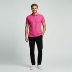 Polo Ralph Lauren 710937293033 Erkek Polo Yaka Pembe Tişört