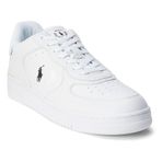 POLO RALPH LAUREN Erkek Masters Court Spor Ayakkabı Siyah, Siyah, 7 US
