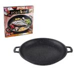 Polo Shef Iron 36 cm Çift Kulplu Döküm Tava