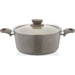 Polo Shef Panamera 22 cm Granit Derin Tencere - Bej