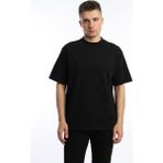 Polo State Erkek Oversize Fit Bisiklet Yaka Basic Tişört Siyah - M
