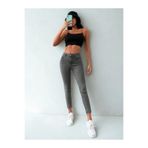 Polo State Kadın Skinny Fit Yüksek Bel Jeans Gri