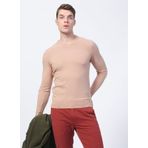 Polo Studio X Fabrika V Yaka Slim Fit Taba Erkek Kazak LOMBARD M