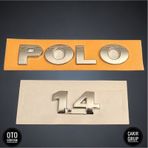Polo Ve 1.4 Yazısı A Kalite 3m 3d Nikelaj Kaplama Krom Ithal