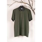 Polo Yaka Büyük Beden Suprem Penye Erkek T-Shirt - 2XL - Yeşil