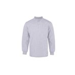 Polo Yaka Gri 20/10 Iki Iplik Kışlık Iş Sweatshirt GRİ-S