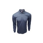 Polo Yaka Lacivert Uzun Kollu Süprem Sweatshirt LACİVERT-4XL