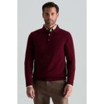 Polo Yaka Saf Kaşmir Bordo Kazak - Bordeaux - XL