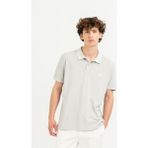 Polo Yaka Slim Fit Basic Erkek T-Shirt - Taş - 2XL