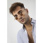 POLO55 Minimal Retro Kare Erkek Güneş Gözlüğü - Renkli