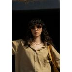 Polo55.sport.1855 Leopar Vintage Dikdörtgen Model Kadın Güneş Gözlüğü