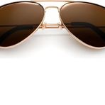 polo55.sport.1855 Tia Aviator Damla Model Metal Çerçeveli Rose_Kahve Erkek Güneş Gözlüğü