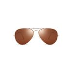 Polo55.sport.1855 Tia Damla Aviator Gold-kahverengi Erkek Güneş Gözlüğü