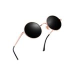 polo55.sport.1855 Zeda Yuvarlak Model Metal Çerçeve Rose-Gold Kadın Güneş Gözlüğü