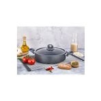 PoloChef Fiesta Granit 22cm Karnıyarık Basık Tencere