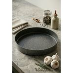 PoloChef Hamarat Granit Yuvarlak Airfry Pişirme Tencere Tepsisi 20 Cm Airfry Pişirme Kabı Airfryerlara Uyumlu