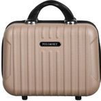 Polo&Sky Class Model Gold Renk Abs Makyaj Cantasi El Valizi