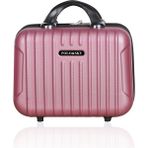 Polo&Sky Class Model Gül Kurusu Renk ABS Makyaj Çantası El Valizi Tekli Boy 30x24x16 cm Dayanıklı Özellik