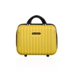 Polo&Sky Class Model Sarı Renk Abs Makyaj Çantası El Valizi