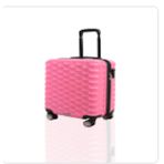 Polo&Sky Petek Model Pembe Renk Kabin Boy Valiz Bavul