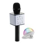 PoloSmart FS22 Siyah Karaoke Mikrofon + Parti Topu