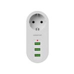 Polosmart MP11 3 Usb'li Termal Akım Korumalı Beyaz Priz