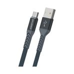 Polosmart PBS407 Micro USB Şarj ve Data Kablosu 2.4 Amper 1.2 Metre Gri