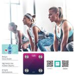 Polosmart Psc76 Bluetooth Akıllı Baskül Tartı Navy Fuşya